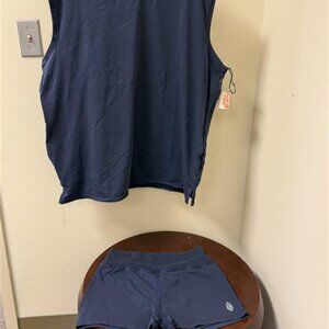 Free People Movement Two-Piece Set - Size L - Navy